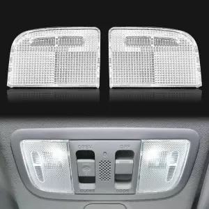 1쌍 인테리어 리딩 라이트 렌즈 커버 자동차 루프 맵 돔 34401-SDA-A21 34402-SDA-A21 선루프만 있는 혼다