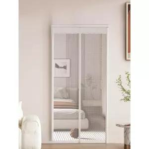 출입문 방충망 출입문용 화이트 자석 대형 현관문 방충문