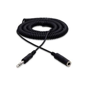 Hosa E-325C 1/4인치 TRS에서 TRS 헤드폰 연장 케이블, 25피트