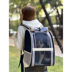 가벼운 고양이 강아지 이동장 배낭 산책 반려동물 가방 밀리옹