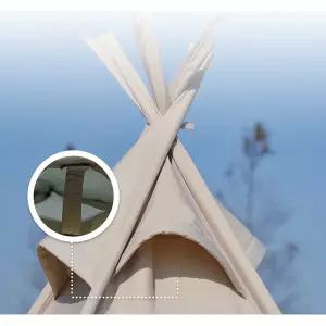 업그레이드 타프형 캠핑텐트 인디언텐트 300D