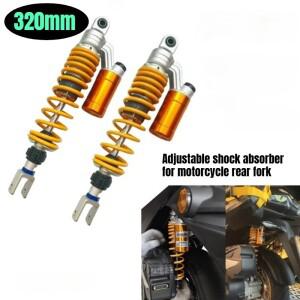 호환  BWS 125 바이크 오토바이 고카트 쿼드 ATV Nmax Aerox용 320mm 서스펜션 스프링 리어 에어 쇼크 업