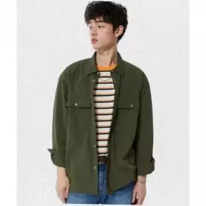 그루브라임 GROOVE RHYME 타슬란 투포켓 스냅 세미오버핏 유틸리티 셔츠 LRRSCSA142M 1437684