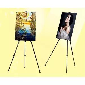이젤/ 작품사진 미술전시회/ 접이식 삼각거치대 휴대용 155이젤