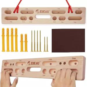 e보 클라이밍 행보드 휴대용 암벽 등반 클라이머를 위한 및 그립 트레이닝 문 장착 운동 등반가를 풀업 바