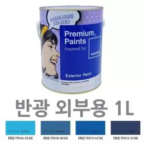 블루 블루톤 페인트 반광 1L 셀프페인팅 가정집 건물외부