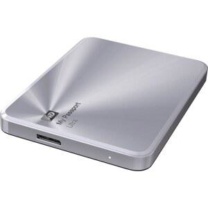 WD 1TB 실버 마이 패스포트 울트라 메탈 에디션 휴대용 외장 하드 드라이브 - USB 3.0 WDBTYH0010BSL-NESN