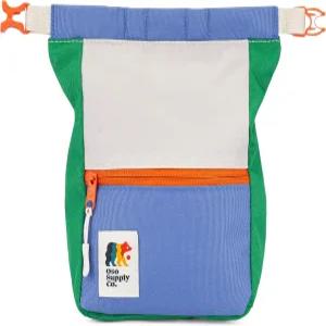 오소 서플라이 - 크럭스 볼더링 초크 버킷 암벽 등반용 대형 백 자석 잠금 장치가 있는 포트 지퍼 포켓 및