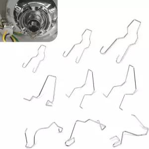 Bawkars 9 PCS 전구 고정 스프링 클립(H1/H3/H4/H7용) 자동차 클램프 리테이너 딥 빔 홀더 클립 세단 SUV