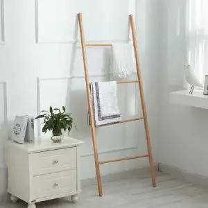 사다리 수건걸이 우드 화장실 욕실 행거 인테리어 스탠드