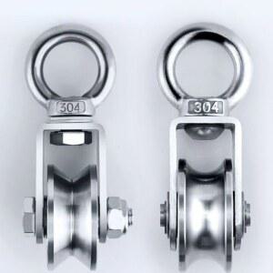 와이어 로프 장비 도르래 훈련 클라이밍 고리 짚라인 스테인레스 암벽등반