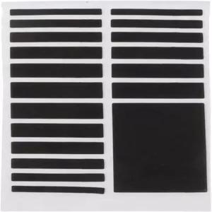 루즈 링을 위한 블랙 인비저블 링 사이즈 조절기 6 주얼리 가드 스페이서 피팅 제작 도구 및 액세서리