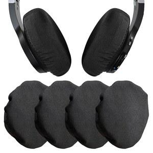 PChero 헤드폰 이어 패드 커버, 헬스장, 트레이닝, 항공, 레이싱, 게이밍 오버 헤드폰을 위한 2쌍 세탁 가능한 신축성 헤드셋 천 3.5인치 - 4.3인치 장착 가능