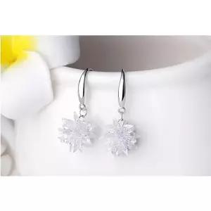 여름 스타일 은침 패션 이어링 시원한 아이스 수지