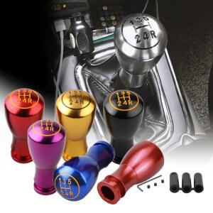 범용 레이싱 자동차 기어 시프터 노브, 변속기, 자동 합금 기어 시프트 노브, 시프트 레버, 95mm, 5