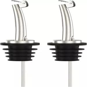 Axe Sickle 2Pcs 오일 스파우트 주류 병 부이러가 스테인리스 스틸 스피드 샤워가 올리브 디스펜서