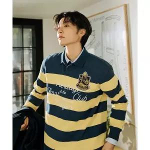 빈폴 BEANPOLE MEN 럭비 칼라넥 티셔츠 블루 BC5241C15P 441891