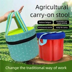 야외벤치 정원 웨어러블 의자 경량 벤치 좌석 라운드 야외 낚시 외부 원예 심기 농장