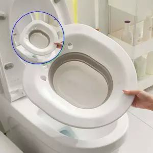 쌍문상회 편리한 셀프 좌욕 변기커버 욕실용품 접이식 가정용