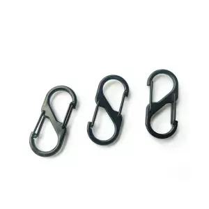 [셀러에이드]미니 카라비너 s형 양방향 캠핑 등산 키링 4.8cm