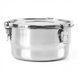 (옵션 1호)극동 반찬통 스텐 밀폐용기 냉장고 반찬통 김치통 1호