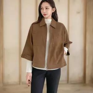 [신상오픈런]여성 가을 스웨이드 칼라포켓 집업 자켓 (41913779)