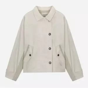 [백화점 정품] 25FW 써스데이아일랜드 셔츠카라 컬러블록 블루종 점퍼 T256MJP901W