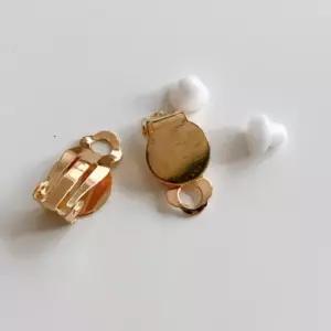 뚫는 이어링 귀걸이만들기 클립형 귀 2개입 골드 귀걸 pRX8+2gnK