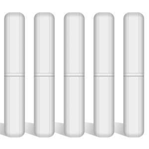 스토니랩 마그네틱 교반봉, 5팩 50mm PTFE 코팅 교반봉 세트 교반기 실험실 교반판봉용 화이트 교반기, 5PK