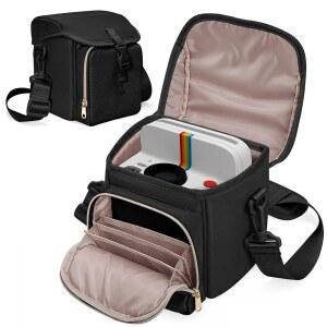 폴라로이드 PROKVA 카메라 스트랩이 블랙 슬링백 가능한 조절 크로스바디 3RD 인스턴트