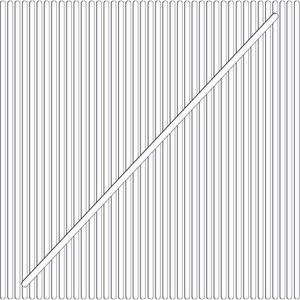 릴렉스위크 48개 U 유리 교반봉 벌크 12인치 길이 스틱 직경 6mm 고체 붕규산염 교반봉, 실험실 주방 과학 교육용 원형