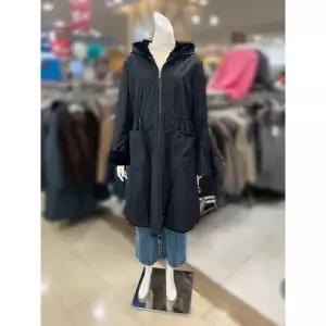 [하프클럽/]소고 세이브존01 밍크퍼 롱 코트 TJ4FA08_BL