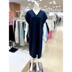 [하프클럽/]소고 세이브존01 여름 캡소매 브이넥 롱 원피스 AL2PA07NA