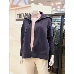 [하프클럽/]소고 세이브존01 와이드 카라 집업 가디건 AH3GA02_GR