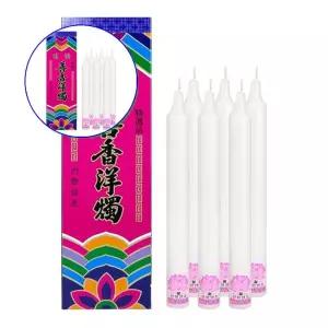 쌍문상회 선향양초 연꽃 6입 O 선양 기도용초 종교 파라핀 초