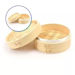 쌍문상회 대나무 찜기 찜통 만두 딤섬 찜판 바구니 25cm