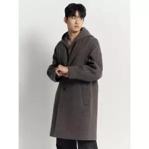 매장정품 빈폴 BEANPOLE MEN 울 후드 코트 - 브라운 249734