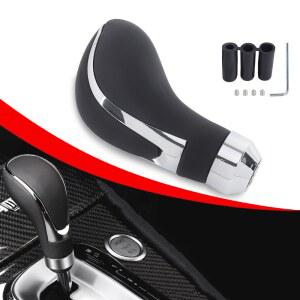 자동차 가죽 기어 시프트 노브 범용 M8 M10 M12 자동 기어 레벨 노브 변속기 시프트 레버