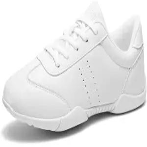 랜드하이커 여자 치어슈즈 흰색 치어리딩 슈즈 댄스 운동 훈련 테니스 통기성 청소년 경량급 대회 편안한