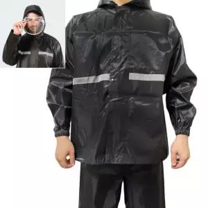 남성 오토바이용 방수 라이딩 레인코트 우비