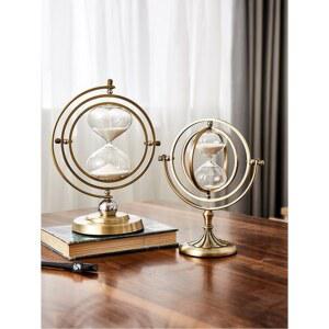 오브제 아트 투명 가드 현관 모래시계 보구 아이디어 빈티지 수납장 북유럽 미니멀