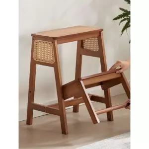 원목 스텝스툴 접이식 2단 보조의자 주방 사다리 선반 계단 폴딩