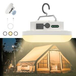 캠핑 텐트 조명 LED 충전식 휴대용 랜턴 방수 야외 캠프 램프 글램핑 실내 정전 차량 수리 무한 위한 배터리 전원