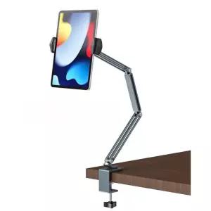 태블릿 거치대 세로형 독서대 블랙알루미늄파이프홀더 책상