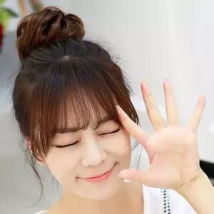 국산 똥머리 셀프 가발 회오리 곱창가발 올림머리 fNi8+9Stj