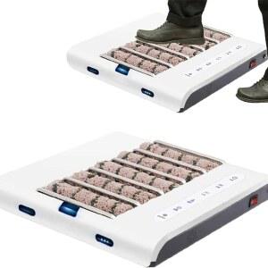 충전식 전기 신발 연마기 260 자동 밑창 청소기 호텔 및 작업장용 무수 가죽 인덕션 먼지 없는 관리 장치