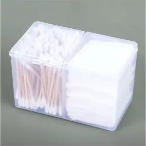 면봉 듀얼 화장솜통 화장솜 보관함 악세사리 케이스