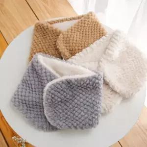 온더벨라 도톰한 엠보싱퍼 부드러운 넥워머 1+1