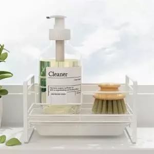 키친엘라 주방물빠짐 스틸선반 수세미거치대 세제선반