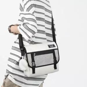 [룽스]가방 가죽크로스백 메쉬 포켓 크로스백